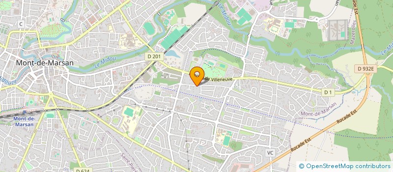 localisation de l'entreprise SCI ESTEY DU MOUN à MONT-DE-MARSAN