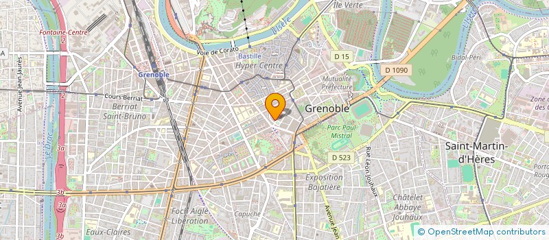 localisation de l'entreprise SCI ESTHESIE  GRENOBLE