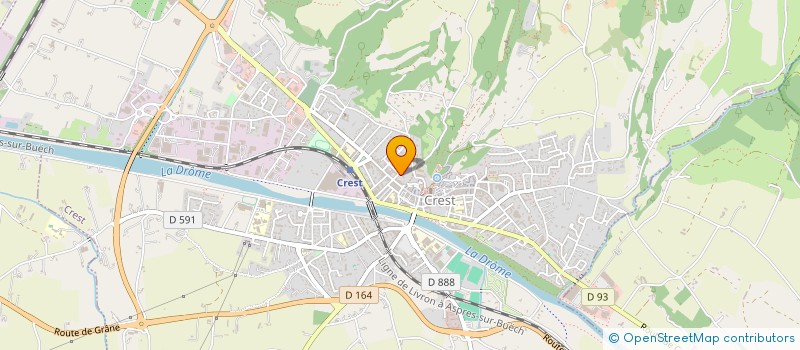 localisation de l'entreprise SCI ESTHIA  CREST