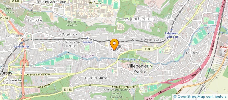localisation de l'entreprise SCI ESTHUR à PALAISEAU