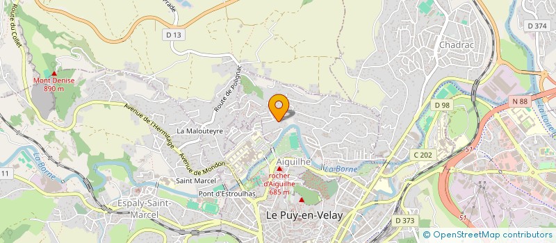 localisation de l'entreprise SCI ESTI à AIGUILHE