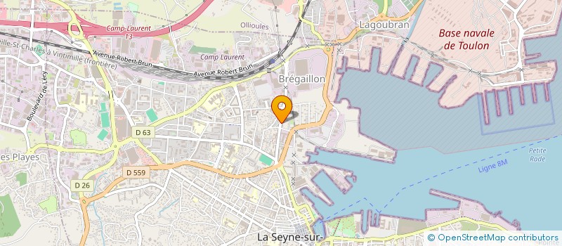 localisation de l'entreprise SCI ESTIENNE D ORVES à LA SEYNE-SUR-MER