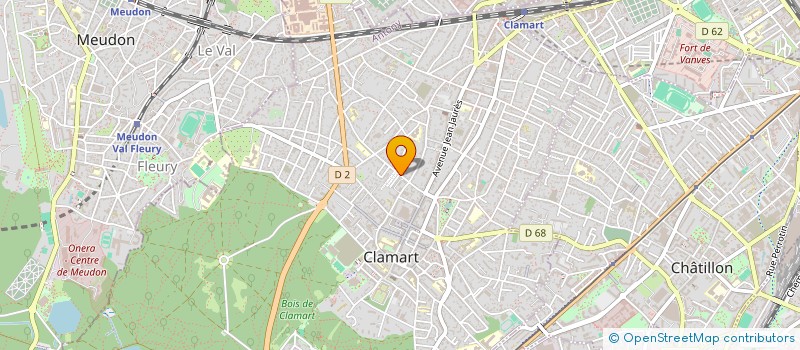 localisation de l'entreprise SCI ESTIENNE D'ORVES  CLAMART