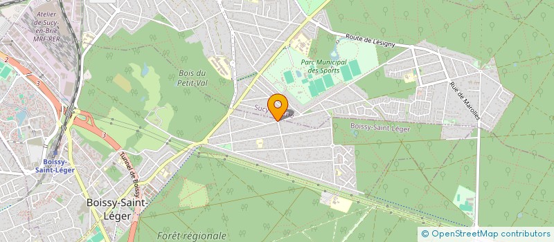 localisation de l'entreprise SCI ESTIF à BOISSY-SAINT-LEGER
