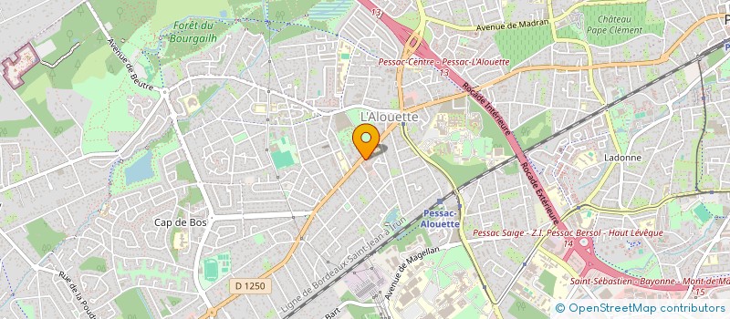 localisation de l'entreprise SCI ESTIOUERE 2 à PESSAC