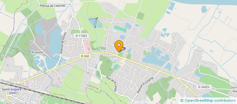 localisation de l'entreprise SCI ESTIVAL  IZON