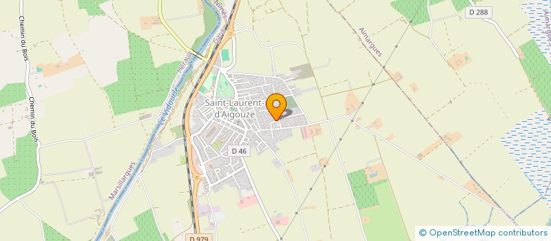 localisation de l'entreprise SCI ESTIVE IMMO  SAINT-LAURENT-D'AIGOUZE