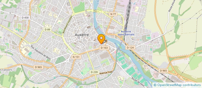 localisation de l'entreprise SCI ESTIVIER à AUXERRE
