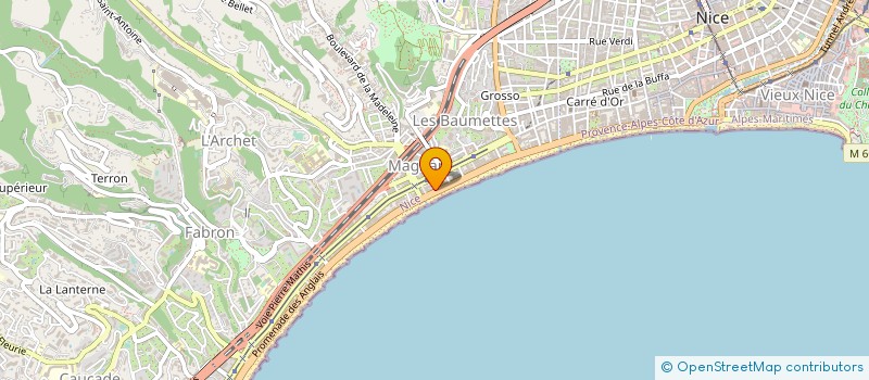 localisation de l'entreprise SCI ESTON à NICE