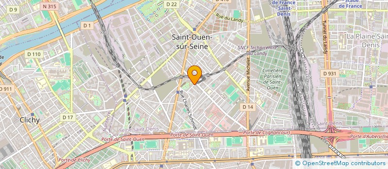 localisation de l'entreprise SCI ESTON 77 à SAINT-OUEN-SUR-SEINE