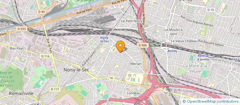 localisation de l'entreprise SCI ESTORD à NOISY-LE-SEC