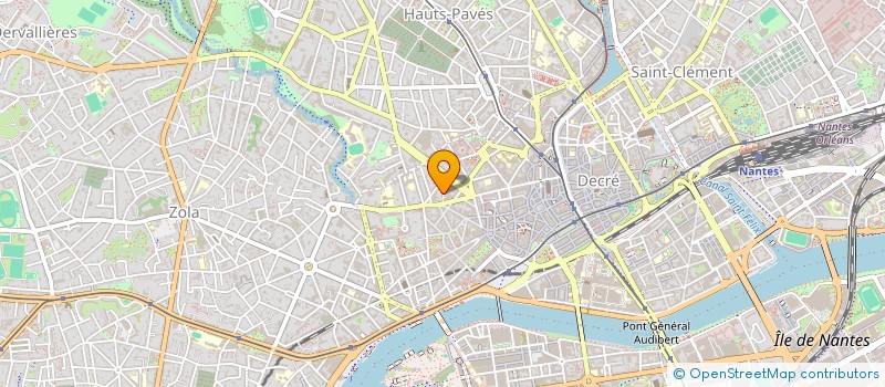 localisation de l'entreprise SCI ESTORIL à NANTES