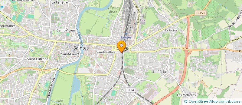 localisation de l'entreprise SCI ESTOUDRE CARNOT  SAINTES