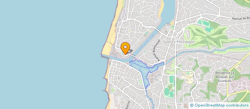 localisation de l'entreprise SCI ESTOUP à CAPBRETON