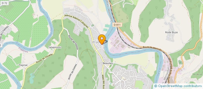 localisation de l'entreprise SCI ESTRADA  LE MONTAT