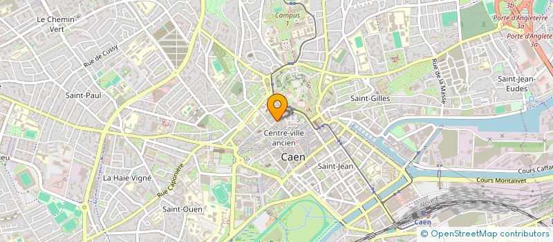 localisation de l'entreprise SCI ESTRAGON à CAEN