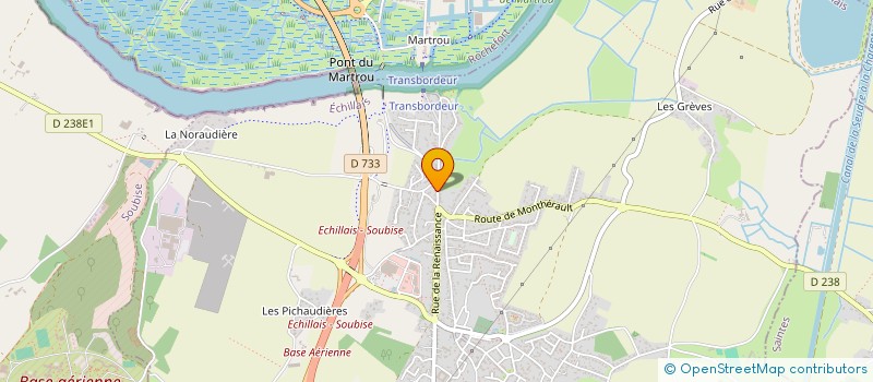 localisation de l'entreprise SCI ESTRAN  ECHILLAIS