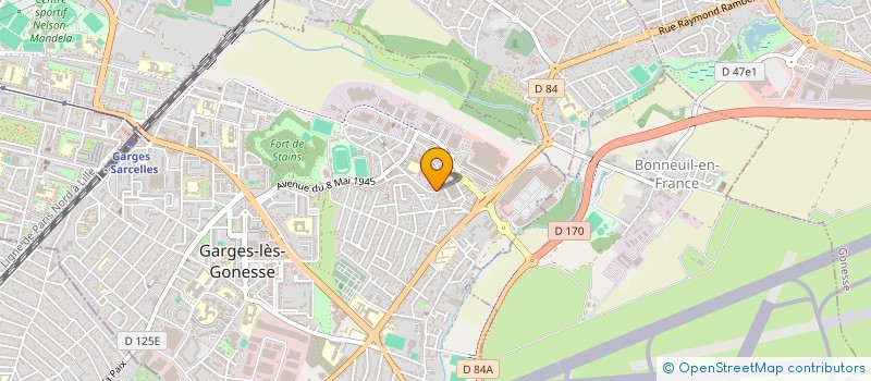 localisation de l'entreprise SCI ESTREES-DENIECOURT à GARGES-LES-GONESSE