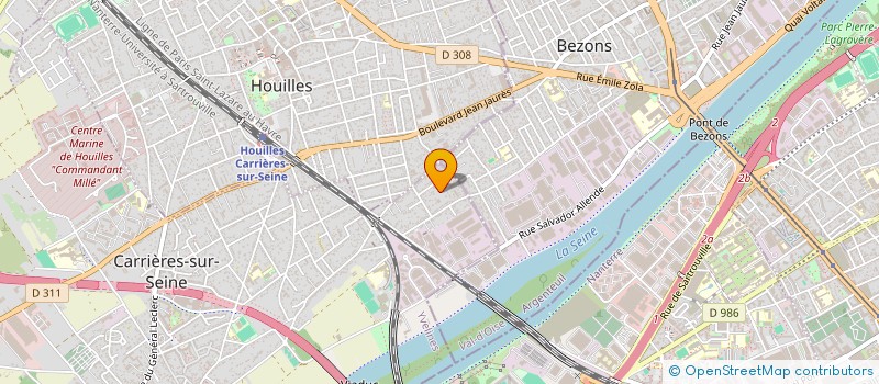 localisation de l'entreprise SCI ESTRELA  CARRIERES-SUR-SEINE