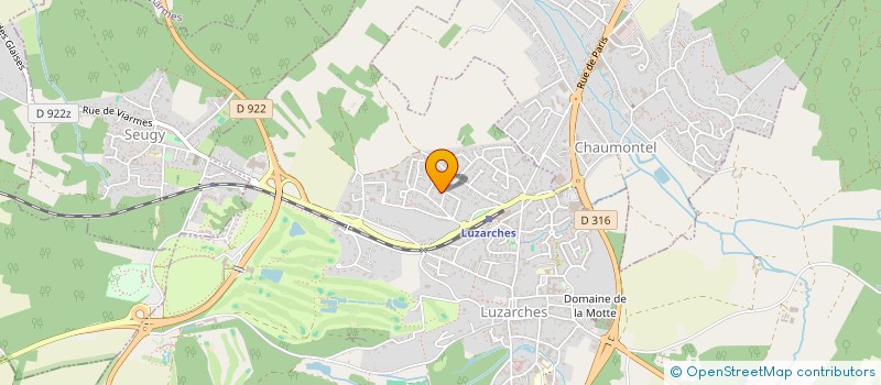 localisation de l'entreprise SCI ESTRELA IMMO à LUZARCHES