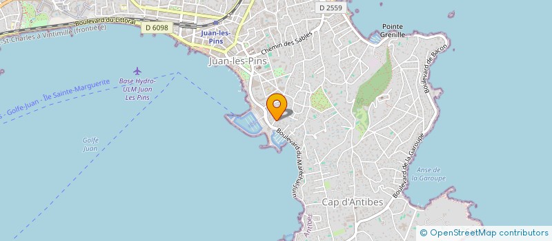 localisation de l'entreprise SCI ESTRELITTA à ANTIBES