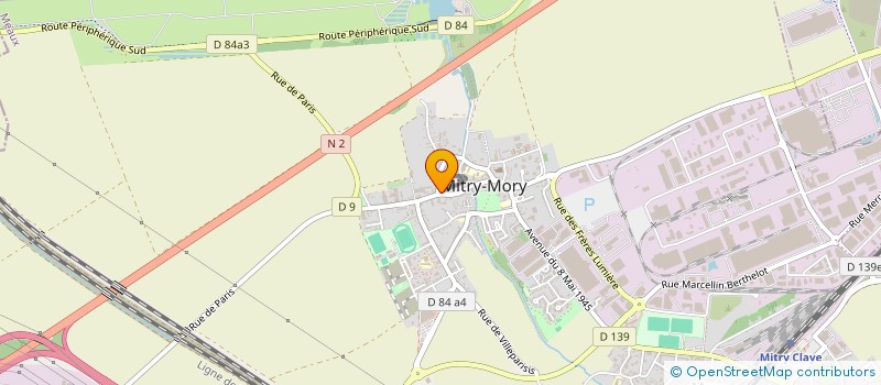 localisation de l'entreprise SCI ESTRELLA  MITRY-MORY