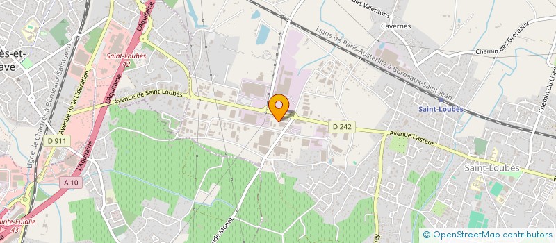 localisation de l'entreprise SCI ESTTINE  SAINT-LOUBES