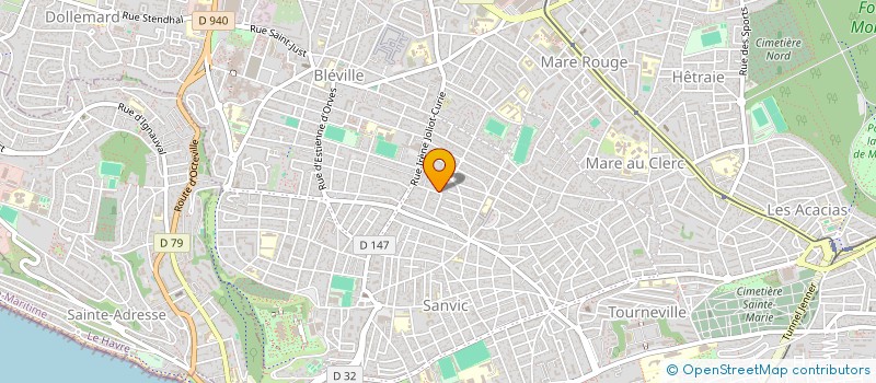 localisation de l'entreprise SCI ESTUAIRE SAMOENS à LE HAVRE