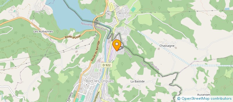 localisation de l'entreprise SCI ESTUDIANTINE CARMES  BORT LES ORGUES