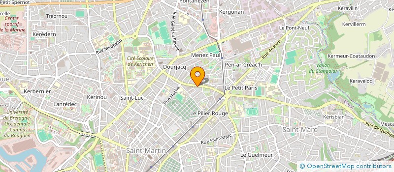 localisation de l'entreprise SCI ESV  BREST