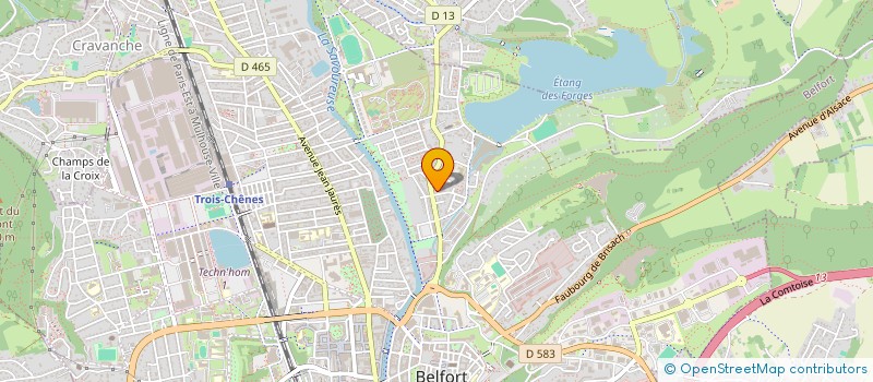localisation de l'entreprise SCI ESVD à BELFORT