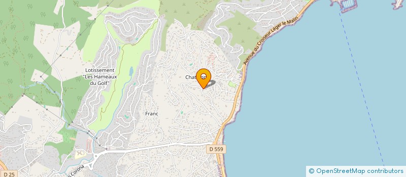 localisation de l'entreprise SCI ESVE à SAINTE-MAXIME