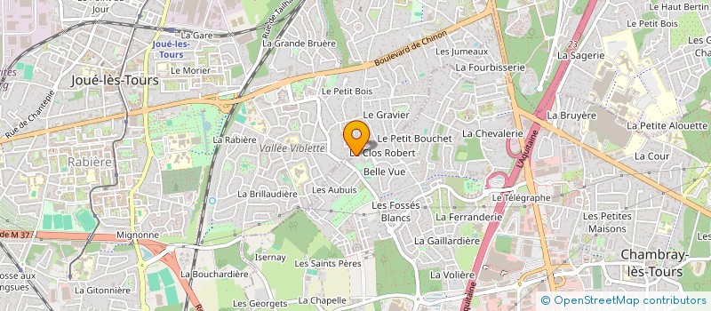 localisation de l'entreprise SCI ESVIRA  CHAMBRAY-LES-TOURS