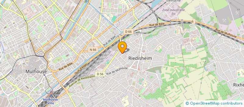 localisation de l'entreprise SCI ESWA  RIEDISHEIM