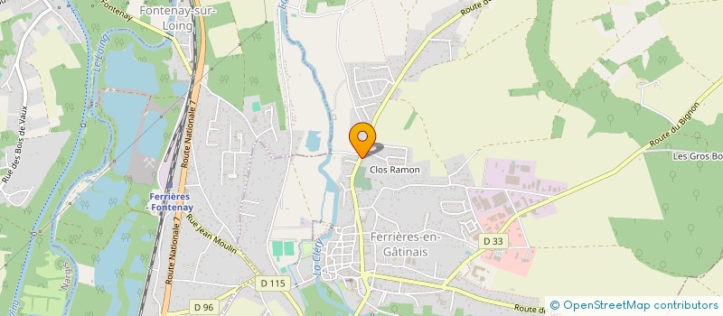 localisation de l'entreprise SCI ESZOMA à FERRIERES-EN-GATINAIS