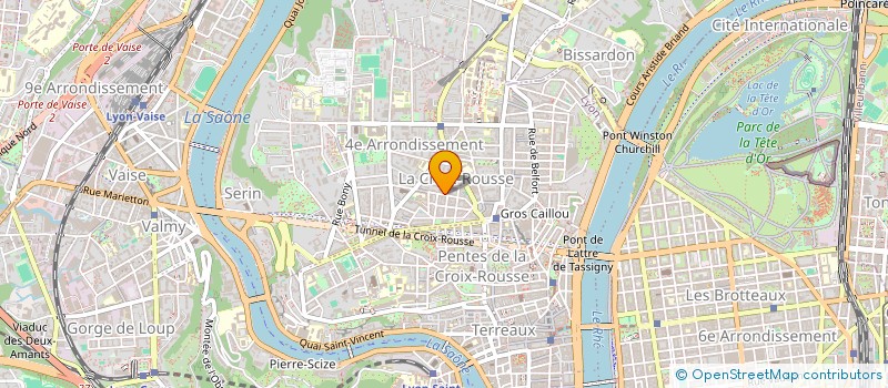 localisation de l'entreprise SCI ET  LYON 4EME