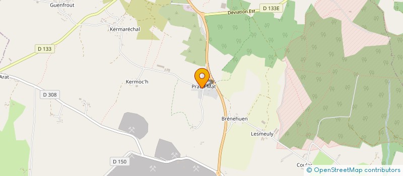 localisation de l'entreprise SCI ET  GRANDCHAMP