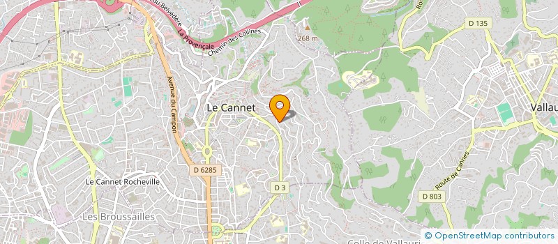 localisation de l'entreprise SCI ET AGRICOLE DE CANNES à LE CANNET