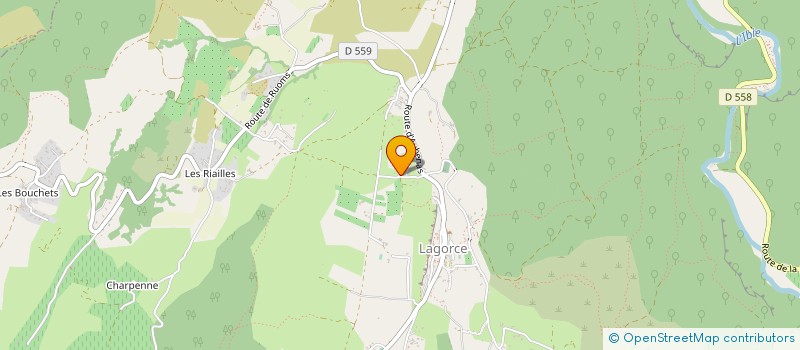 localisation de l'entreprise SCI ET AGRICOLE DU RANC  LAGORCE