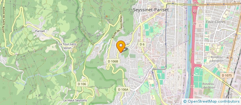 localisation de l'entreprise SCI ET AGRICOLE GAYET DES DEUX RUISSEAUX  SEYSSINET-PARISET