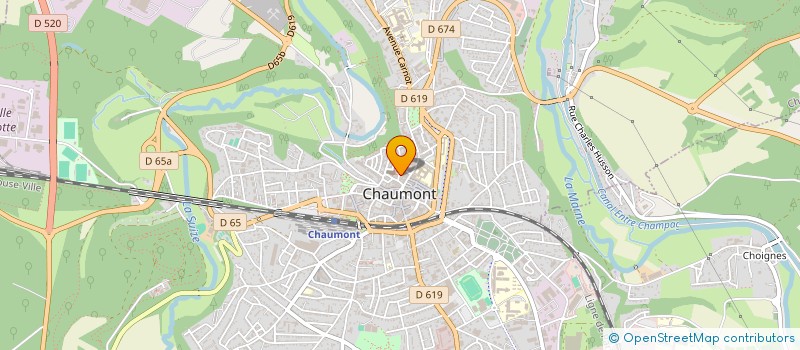 localisation de l'entreprise SCI ET CETERA à CHAUMONT