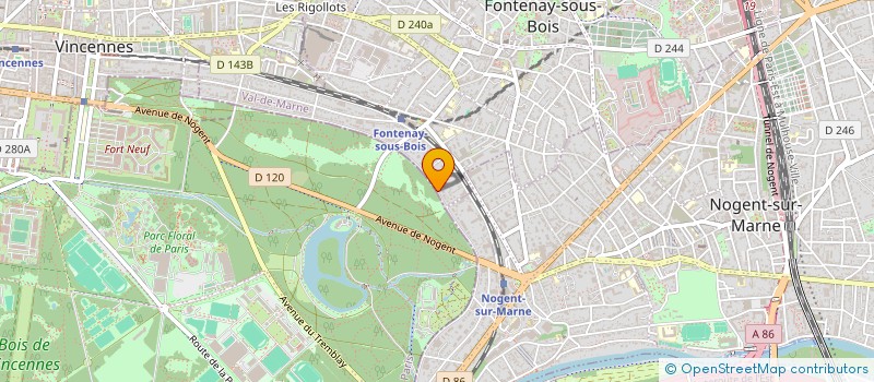 localisation de l'entreprise SCI ET FAMILIALE LOC IMMEUBLES à FONTENAY-SOUS-BOIS