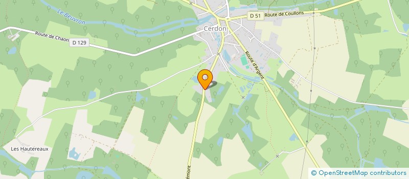 localisation de l'entreprise SCI ET FORESTIERE DE CONFLANS  CERDON