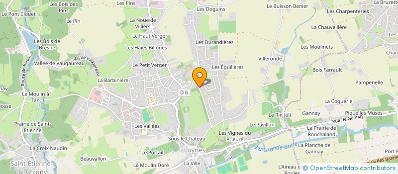 localisation de l'entreprise SCI ET MOBILIERE DU DOMAINE DE LUYNES  LUYNES