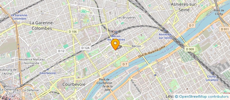 localisation de l'entreprise SCI ET PARTICIPATION à COURBEVOIE