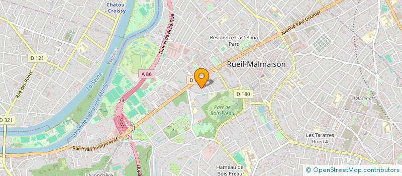 localisation de l'entreprise SCI ET5 à RUEIL-MALMAISON
