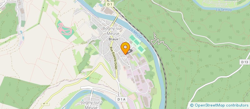 localisation de l'entreprise SCI ETABL DEFLANDRE FILS  BOGNY-SUR-MEUSE