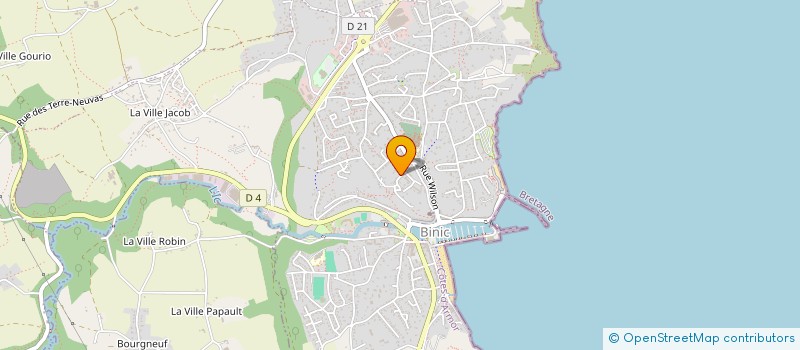 localisation de l'entreprise SCI ETABLES CHATEAUBRIAND  BINIC-ETABLES-SUR-MER