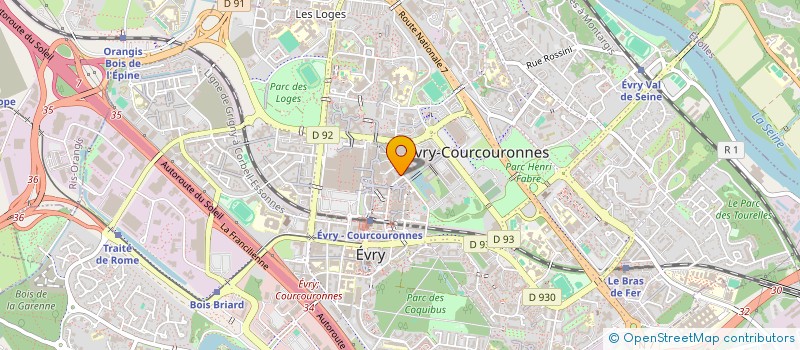localisation de l'entreprise SCI ETACOVA à EVRY-COURCOURONNES