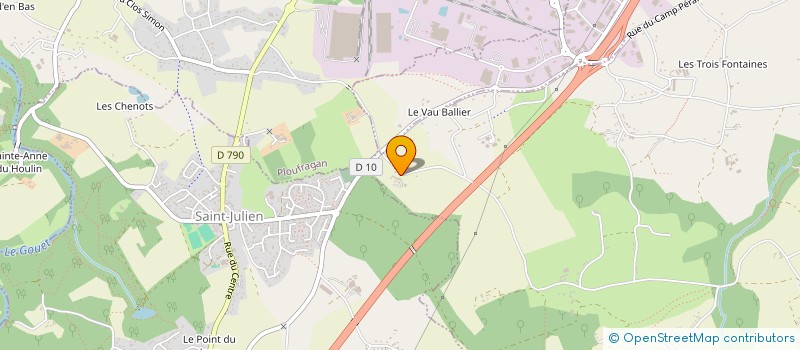 localisation de l'entreprise SCI ETAFALS  PLEDRAN